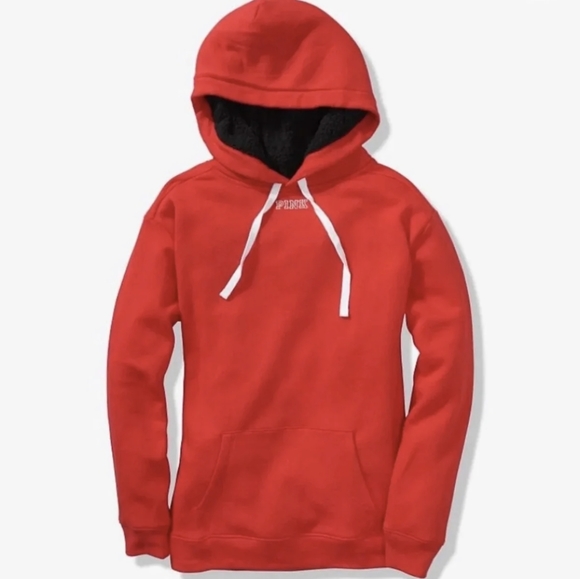 Victoria secret red bling campus hoodie - Picture 2 of 2